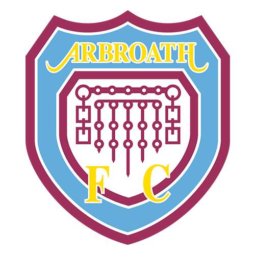 Logo Arbroath dan Montrose sebelum bertanding