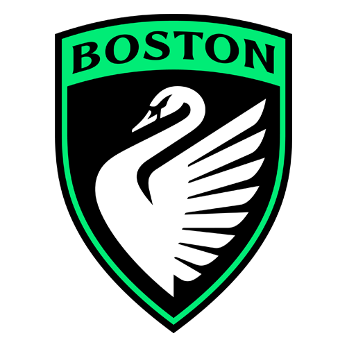 Logo Boston Legacy FC dan Bay FC sebelum bertanding