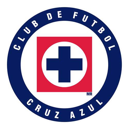 Logo Cruz Azul dan Puebla sebelum bertanding