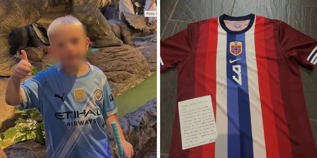 Aksi Mulia Erling Haaland Kirim Jersi untuk Keluarga Bocah Korban Tabrak Lari