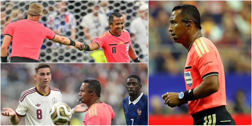 Wasit Ivan Barton Lupa Bawa Spray di Laga Prancis vs Spanyol