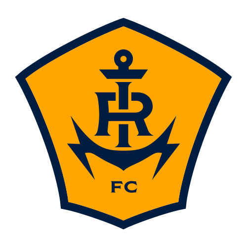Logo Rhode Island FC dan Orange County SC sebelum bertanding
