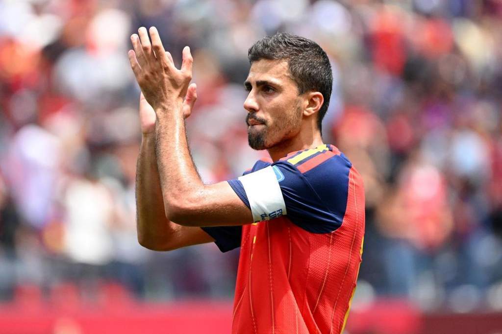 Gelandang tim nasional Spanyol Rodri saat tampil dominan mengawal lini tengah di Piala Dunia 2026