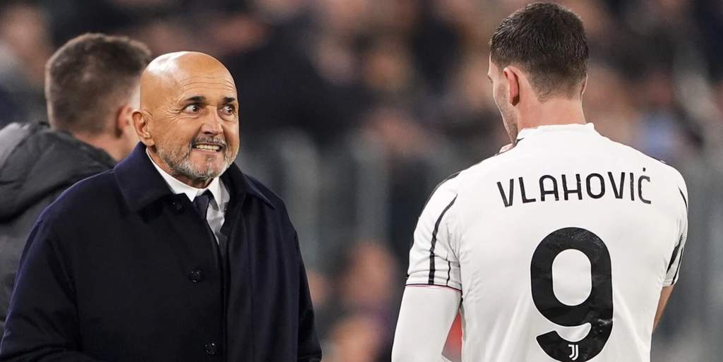 Penyerang Juventus Dusan Vlahovic saat berlaga di kompetisi Liga Italia